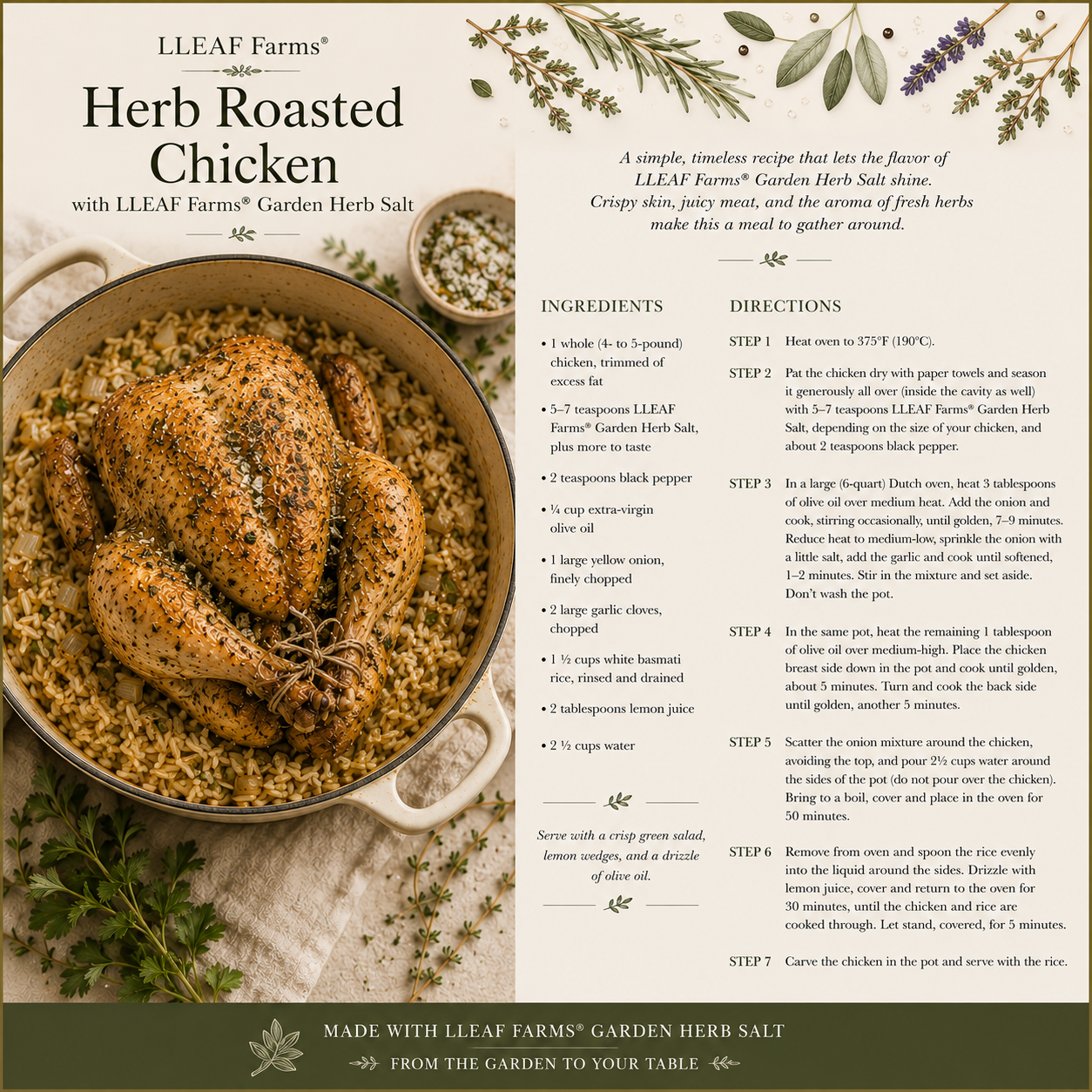 LLEAF® Farms - Garden Herb Salt
