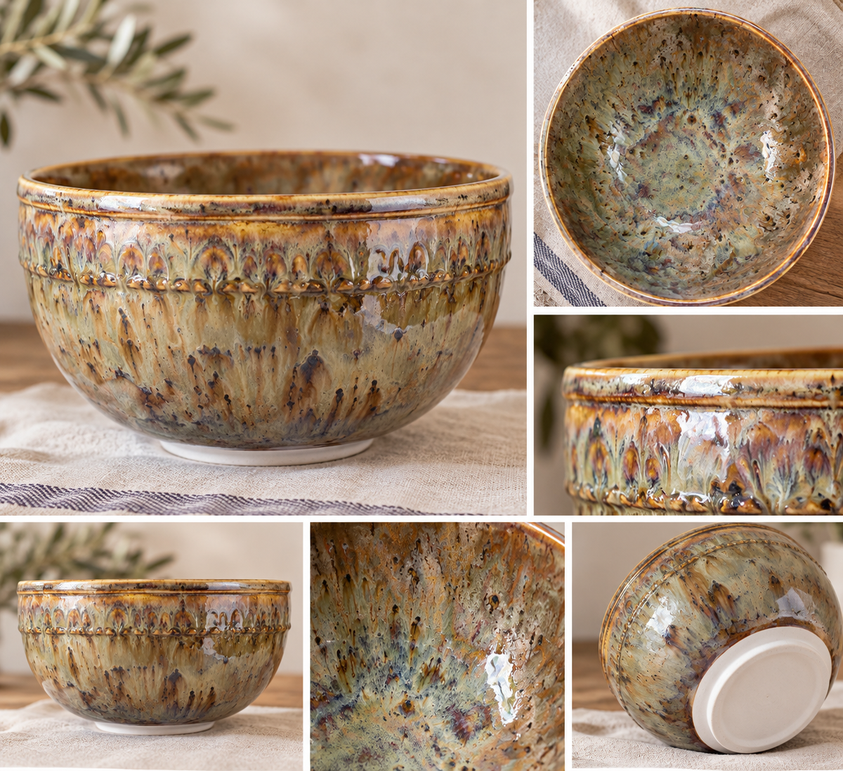 Harvest Large Ceramic Bowl | Allison Waggoner Ceramics