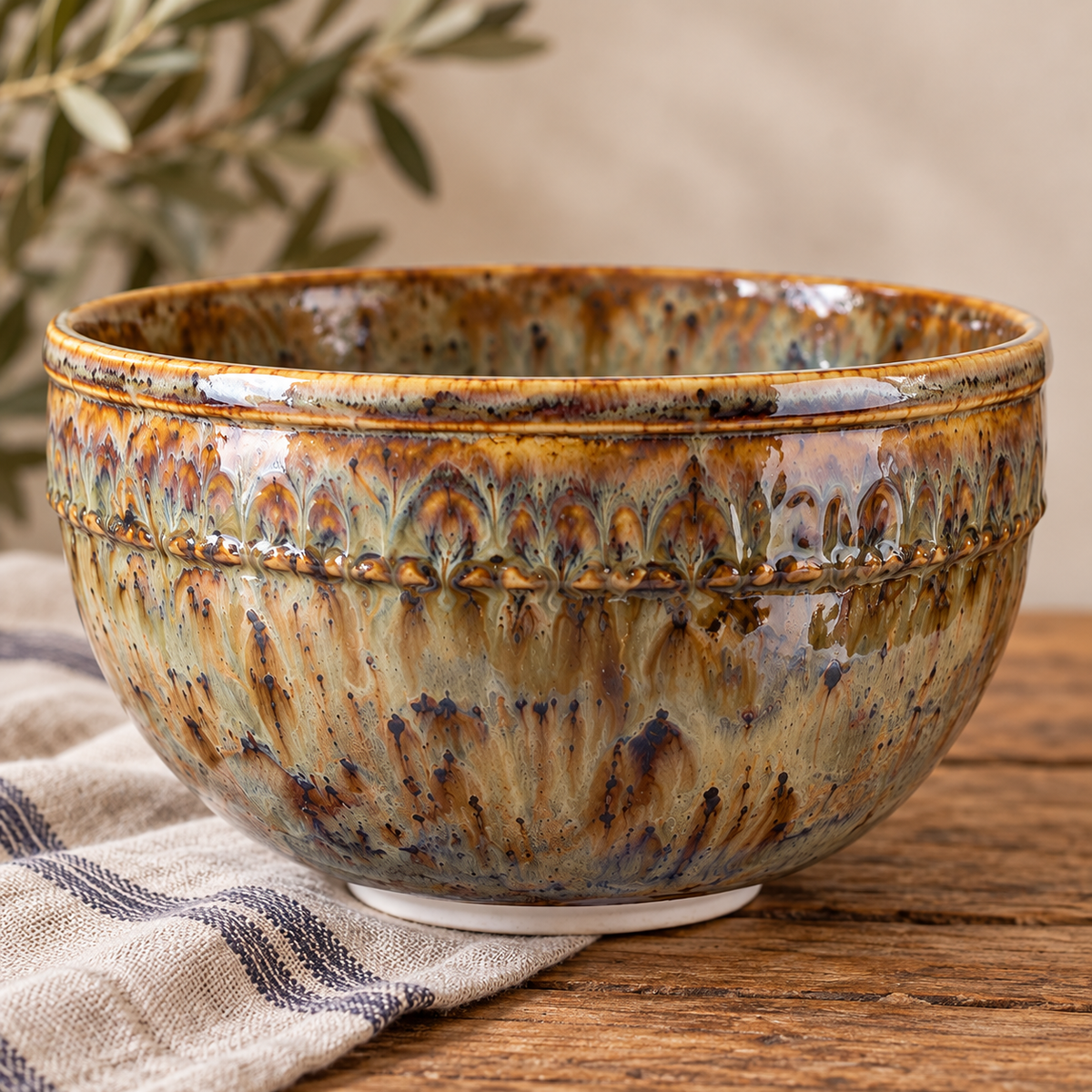 Harvest Large Ceramic Bowl | Allison Waggoner Ceramics