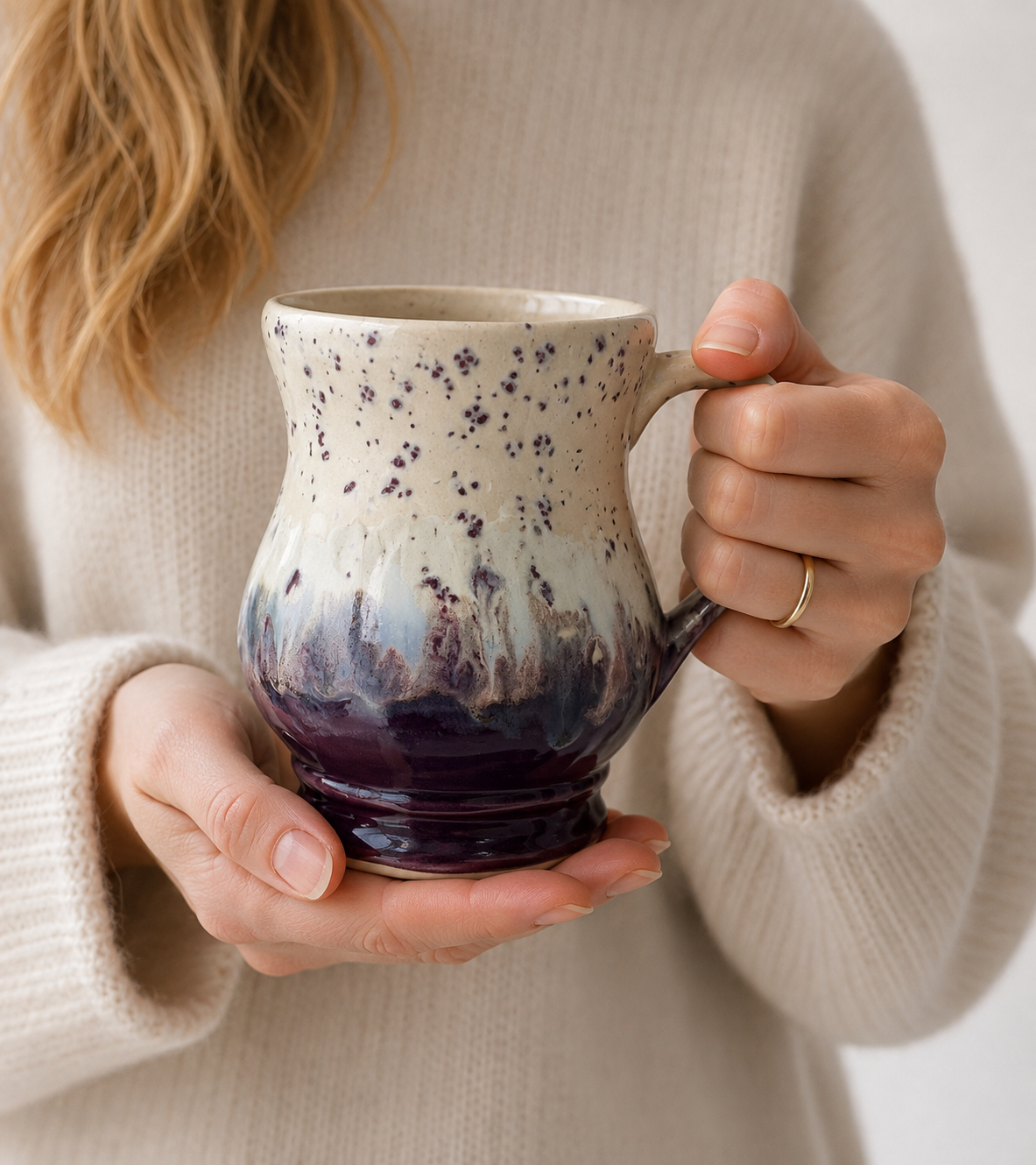 Ceramic Mug —  Meadow 14 oz. Designed by Allison Waggoner