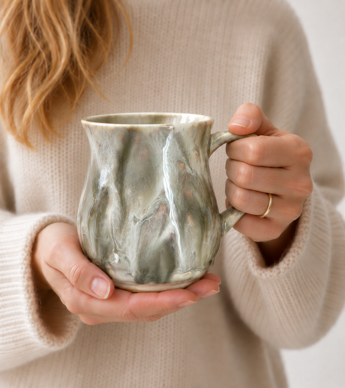 Woodland Mist Ceramic Mug | Allison Waggoner Ceramics