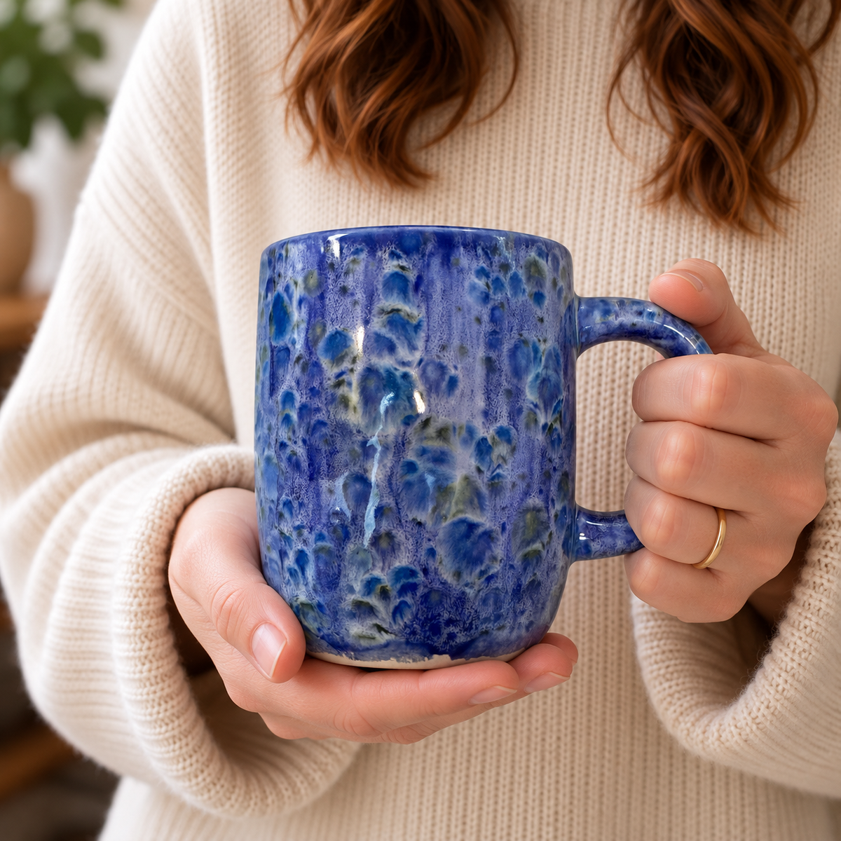 Bluebell 12oz Ceramic Mug | Allison Waggoner Ceramics