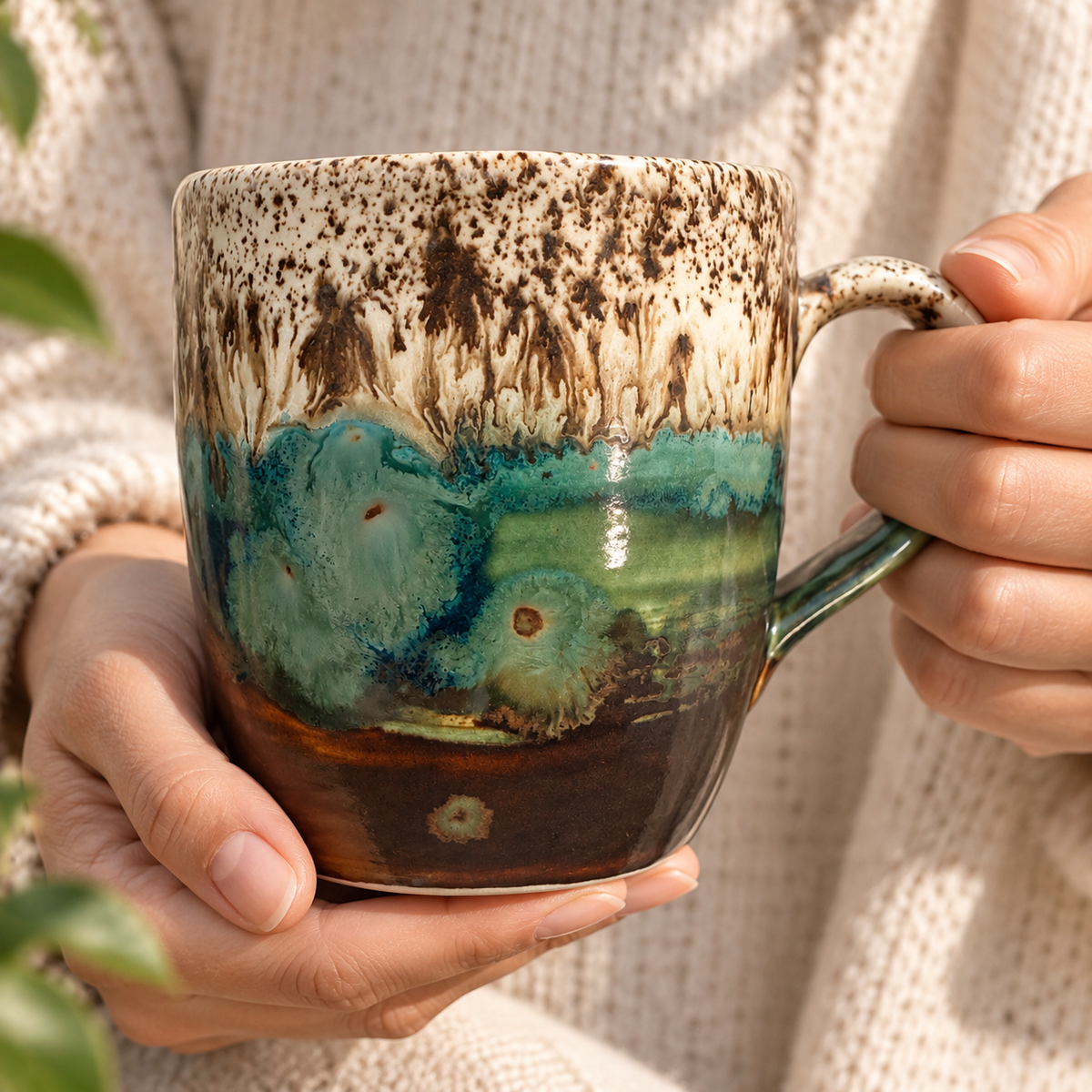 Willow 12 oz Ceramic Mug | Allison Waggoner Ceramics