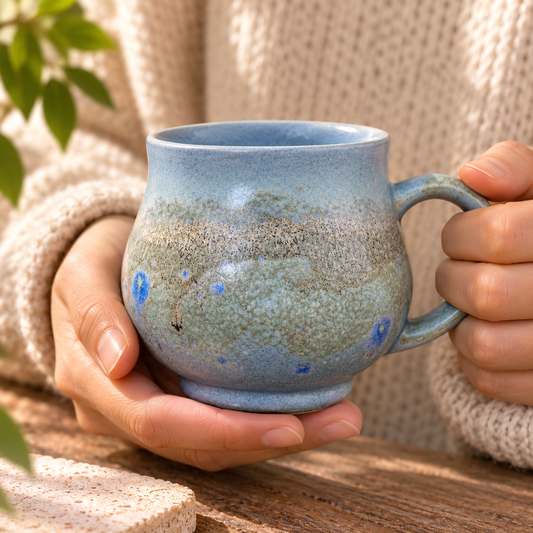 Wind 10 oz Ceramic Mug | Allison Waggoner Ceramics