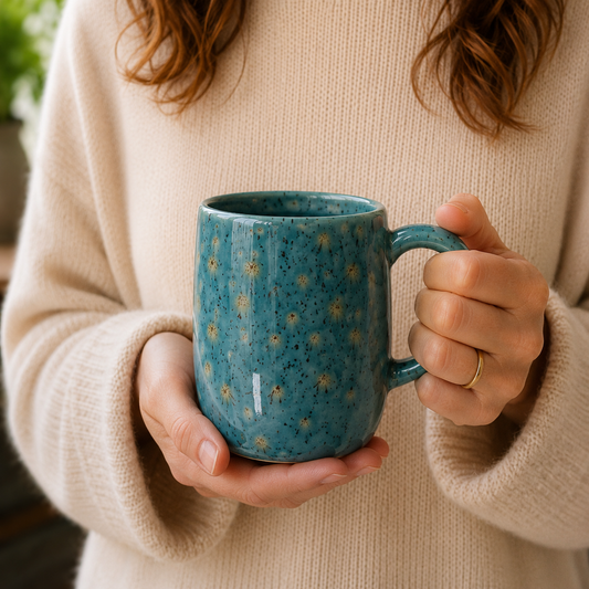 Starlight 12oz Ceramic Mug | Allison Waggoner Ceramics