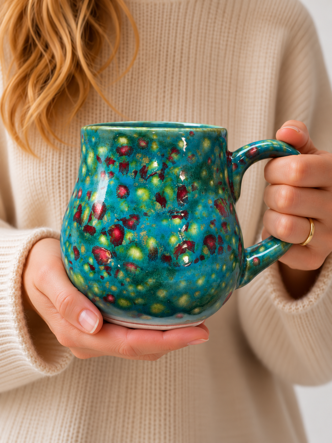 Pond 10 oz Ceramic Mug | Allison Waggoner Ceramics