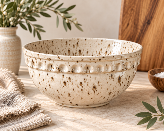 Vanilla Bean Large Ceramic Bowl | Allison Waggoner Ceramics