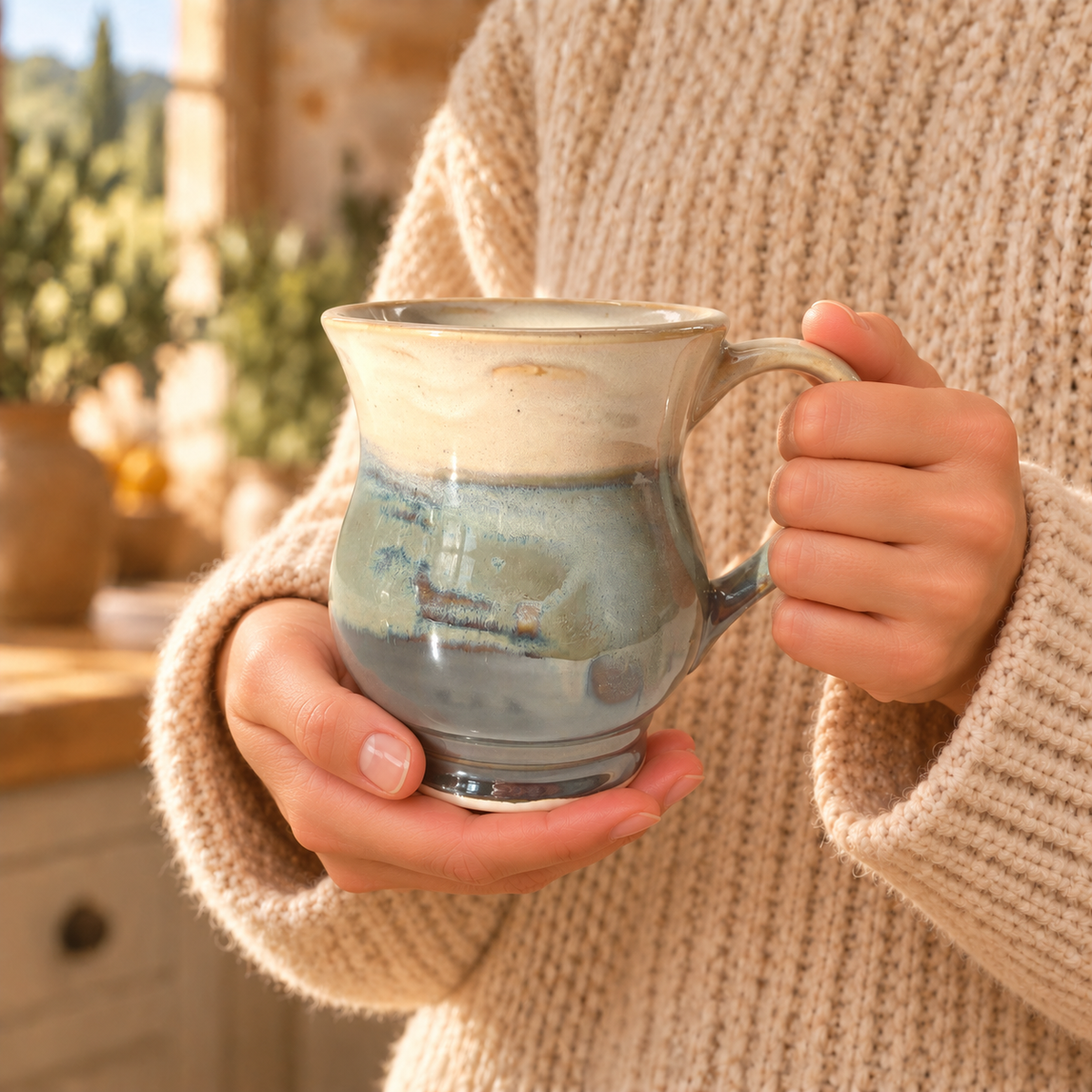 Ocean Stone Ceramic Mug | Allison Waggoner Ceramics