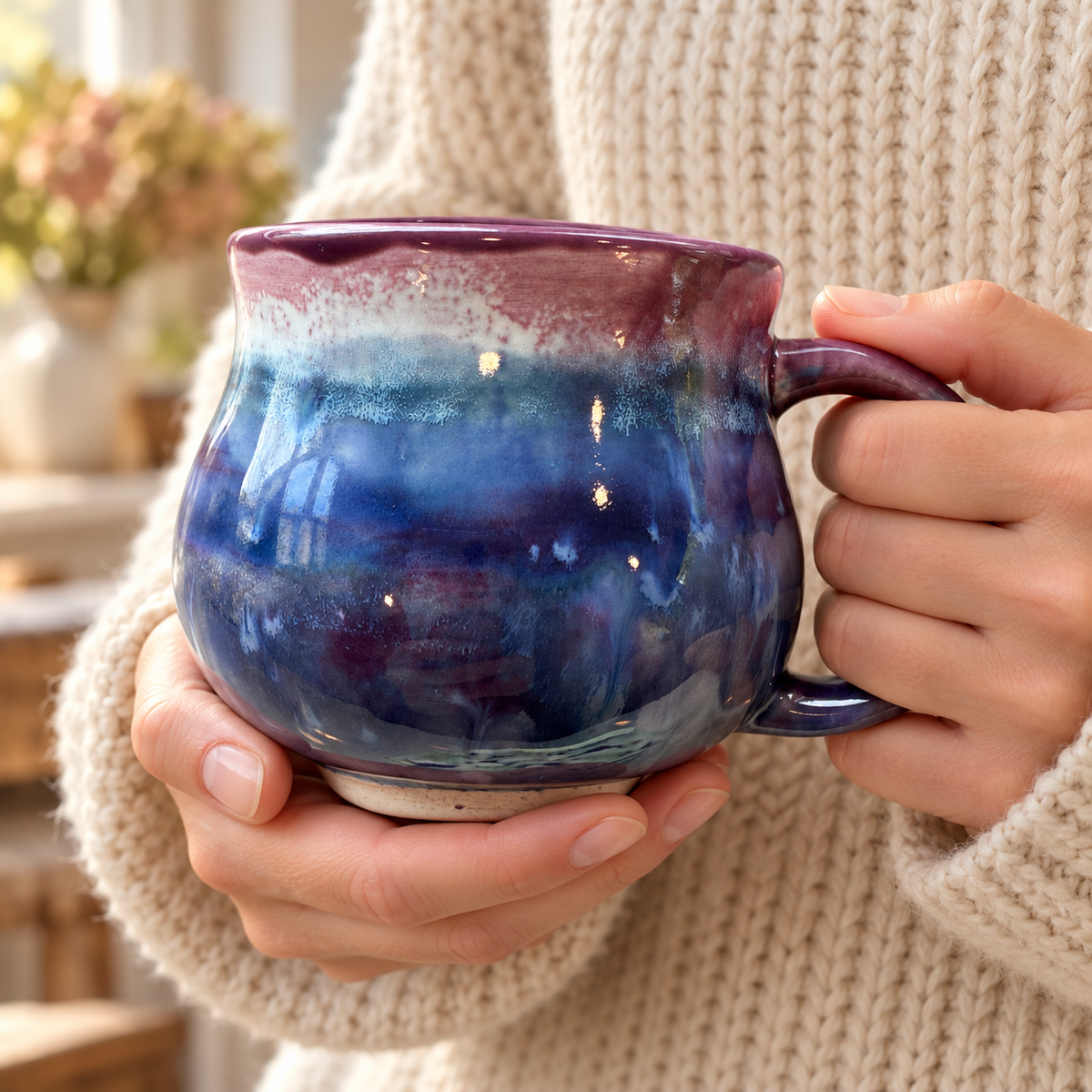 Moonbeam 10 oz Ceramic Mug | Allison Waggoner Ceramics (Copy)