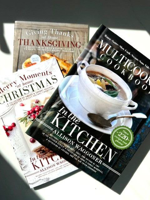 Holiday Special: 1 Multicooker Hardcover Cookbook + 2 Free Holiday Cooklets! Special Price: $24.99 + Free Shipping!