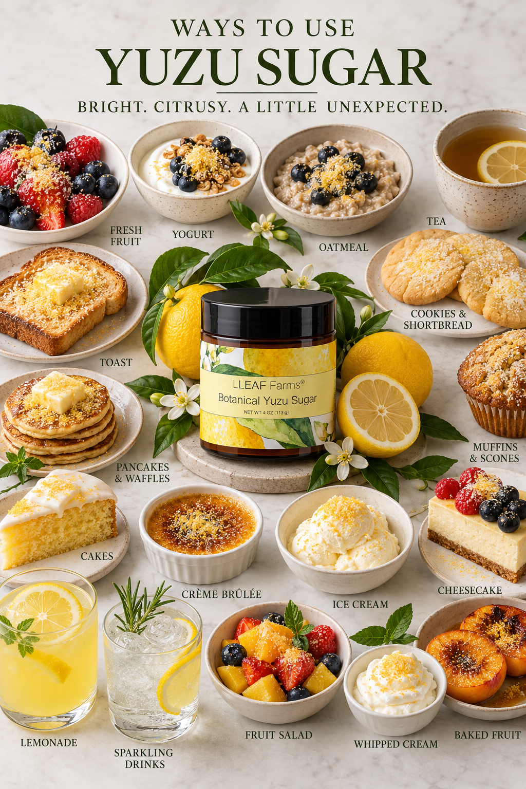 LLEAF® Farms - Yuzu Botanical Sugar