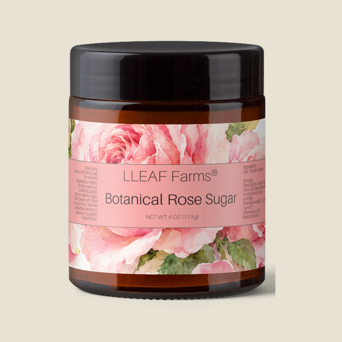 LLEAF® Farms - Rose Botanical Sugar