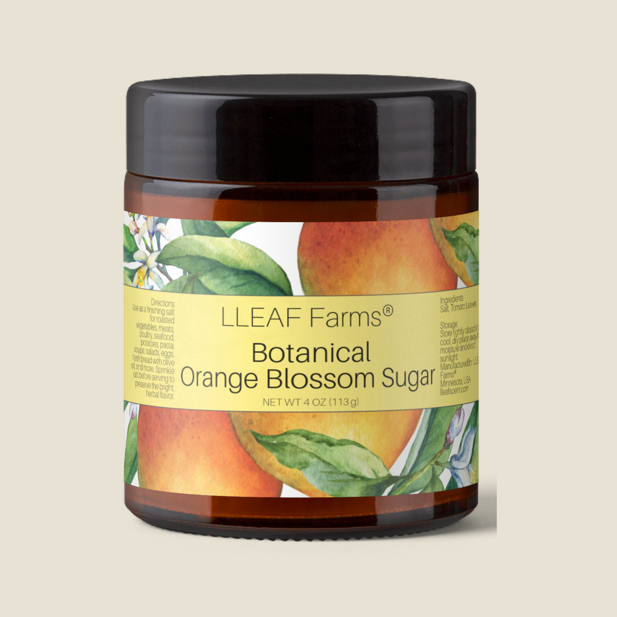 LLEAF® Farms - Orange Blossom Botanical Sugar