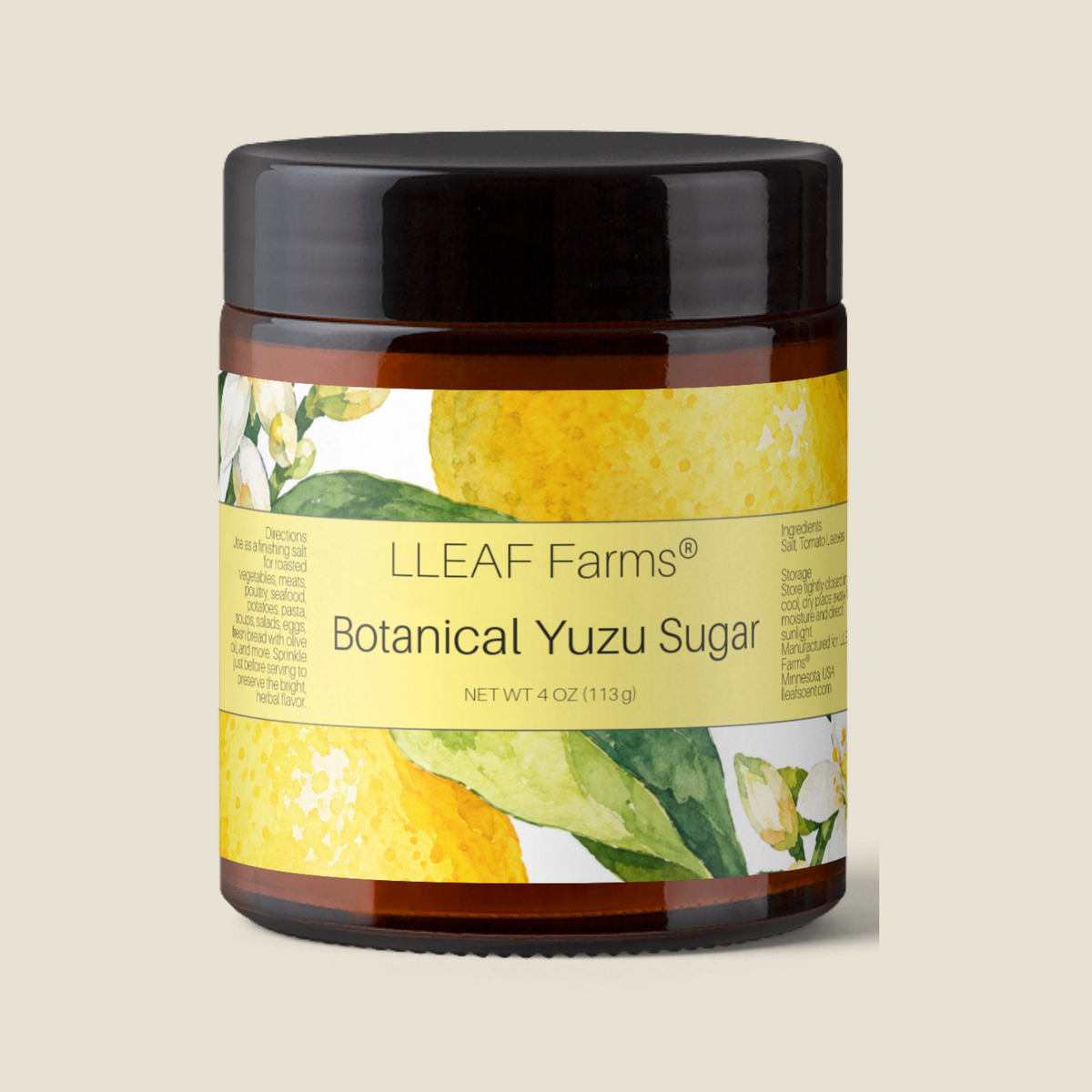 LLEAF® Farms - Yuzu Botanical Sugar