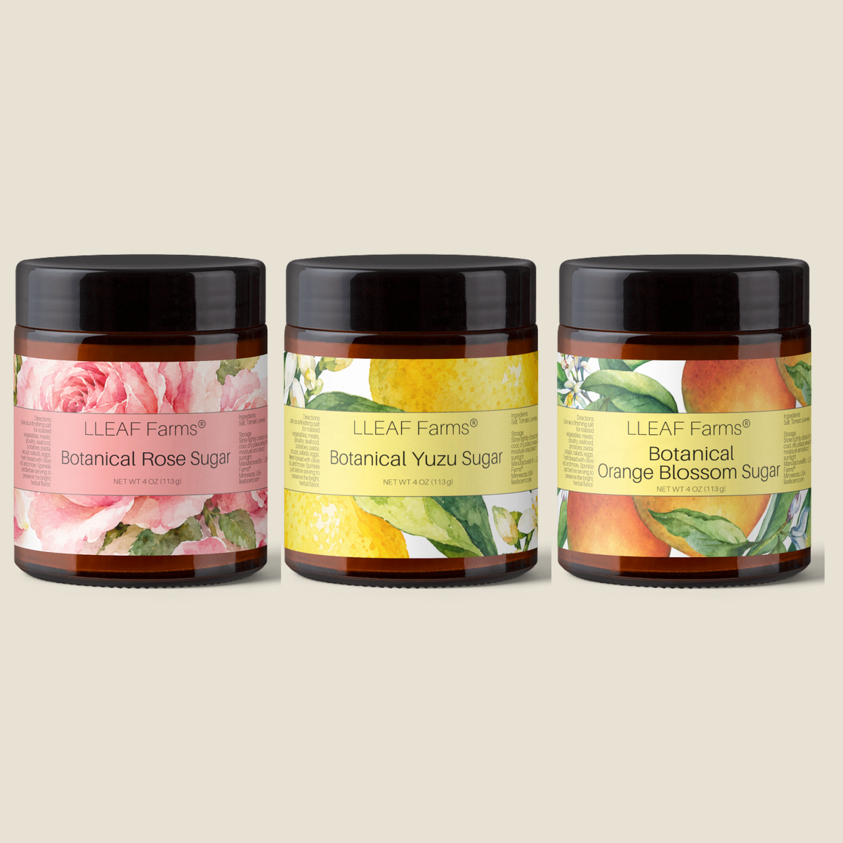 LLEAF® Farms -  Botanical Sugar Trio